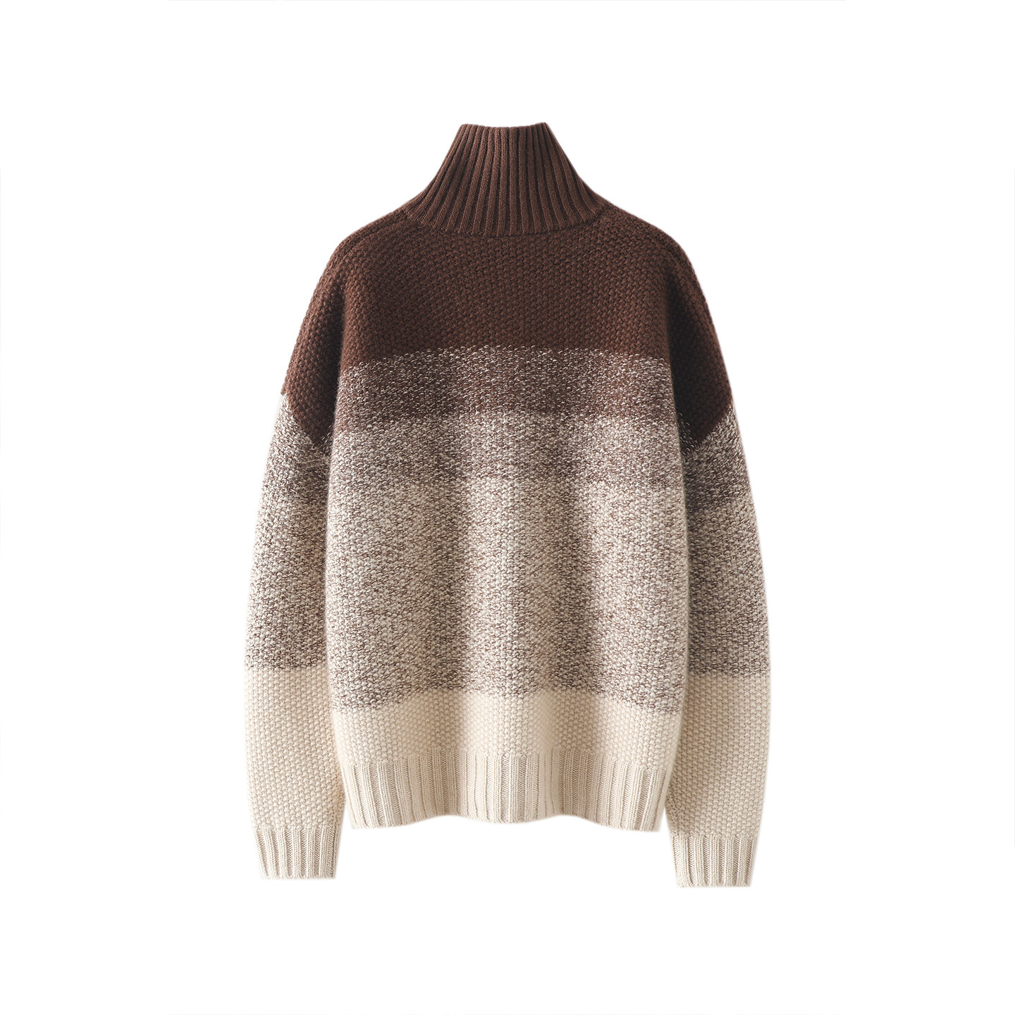 上身好看到尖叫！重磅加厚100%纯山羊绒衫女高领半开拉链毛衣秋冬,淘宝优惠券,粉丝福利购,淘宝优惠卷