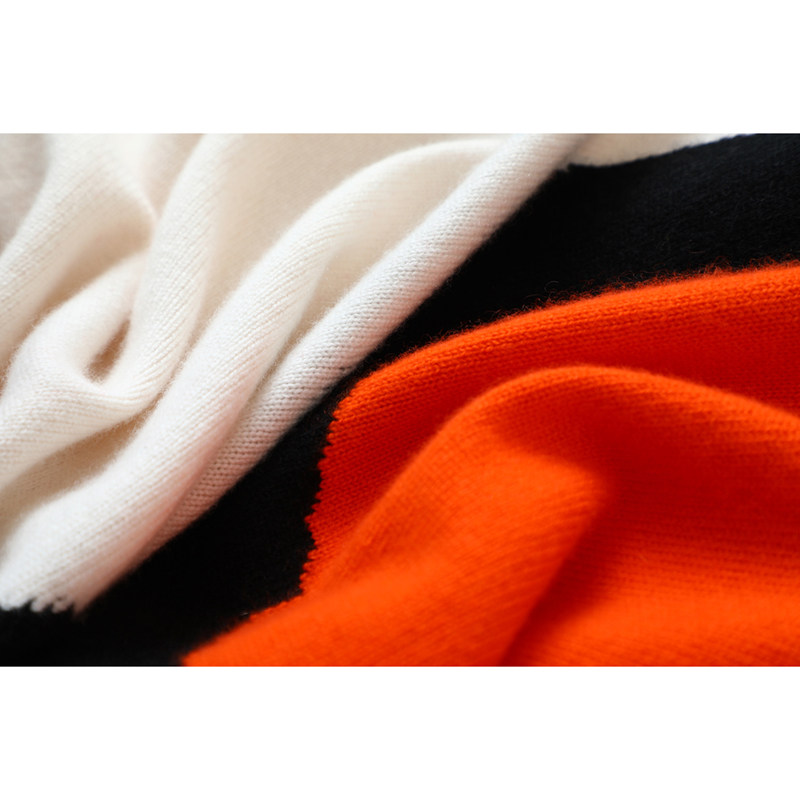 时髦心向阳光~加厚连帽羊绒衫女卫衣带帽纯羊绒毛衣拼色宽松帽衫,淘宝优惠券,粉丝福利购,淘宝优惠卷