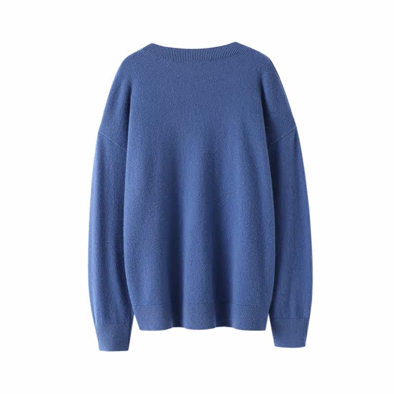 瞬间气质！外搭开衫高级感V领羊绒衫女纯羊绒毛衣针织衫外套宽松,淘宝优惠券,粉丝福利购,淘宝优惠卷