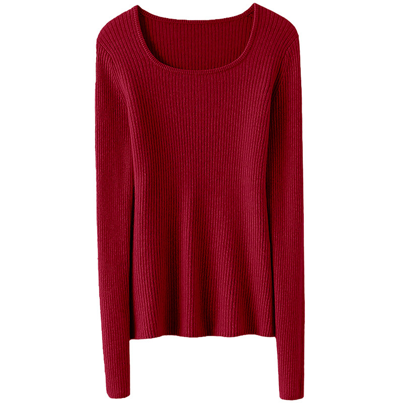 通勤一生之爱！山羊绒衫100纯羊绒女圆领修身毛衣针织打底衫秋冬,淘宝优惠券,粉丝福利购,淘宝优惠卷