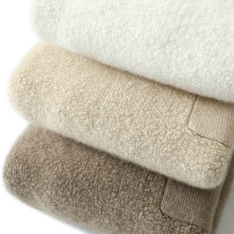 这个质感爱到不行！圈圈绒加厚山羊绒帽衫女羊绒衫连帽纯羊绒毛衣,淘宝优惠券,粉丝福利购,淘宝优惠卷