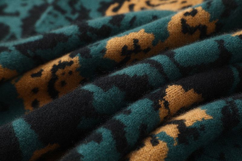 色彩美学~提花密织大克重廓形羊绒衫女纯羊绒毛衣宽松2023冬厚,淘宝优惠券,粉丝福利购,淘宝优惠卷