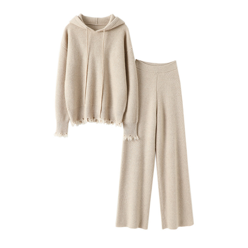 好品味不错过！重磅加厚！连帽羊绒衫女卫衣羊绒裤女外穿羊绒套装,淘宝优惠券,粉丝福利购,淘宝优惠卷