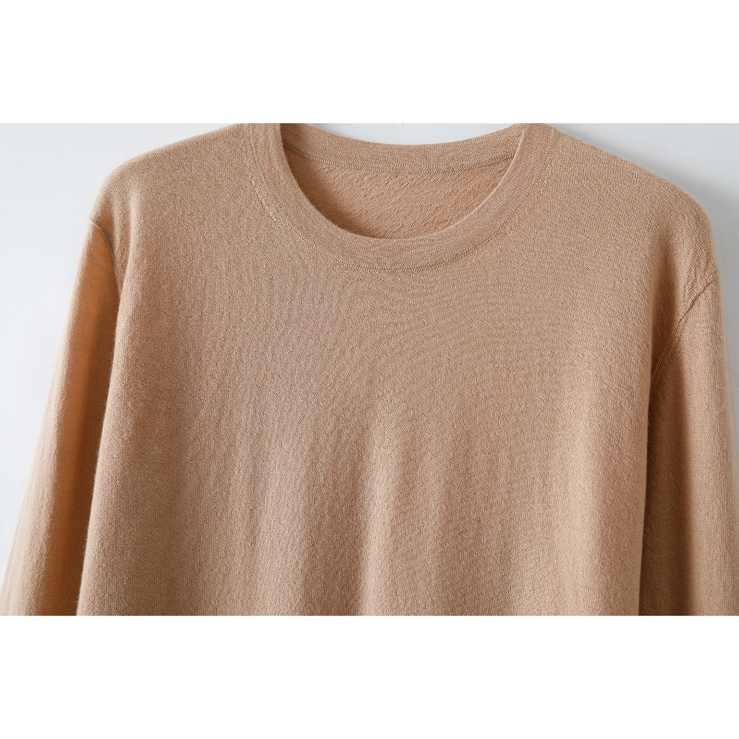 Qichao official high-end 100% pure cashmere shirt