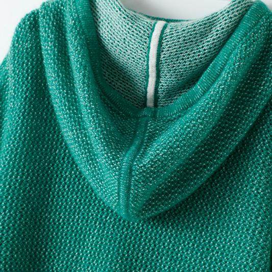 一周好心情~镂空连帽100%羊绒衫女纯羊绒毛衣针织帽衫宽松罩衫,淘宝优惠券,粉丝福利购,淘宝优惠卷