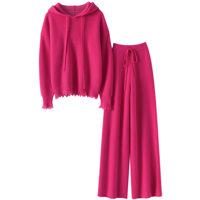 藏不住的浪漫！重磅加厚！连帽羊绒衫女卫衣羊绒裤女外穿羊绒套装,淘宝优惠券,粉丝福利购,淘宝优惠卷