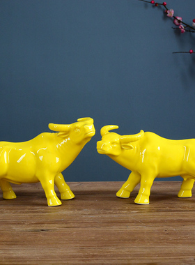 工艺陶瓷招财乔迁开业桌面装饰