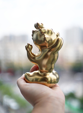 景德镇陶瓷新中式龙年吉祥物生肖