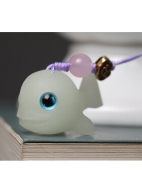 随身木可爱夜光海豚包包