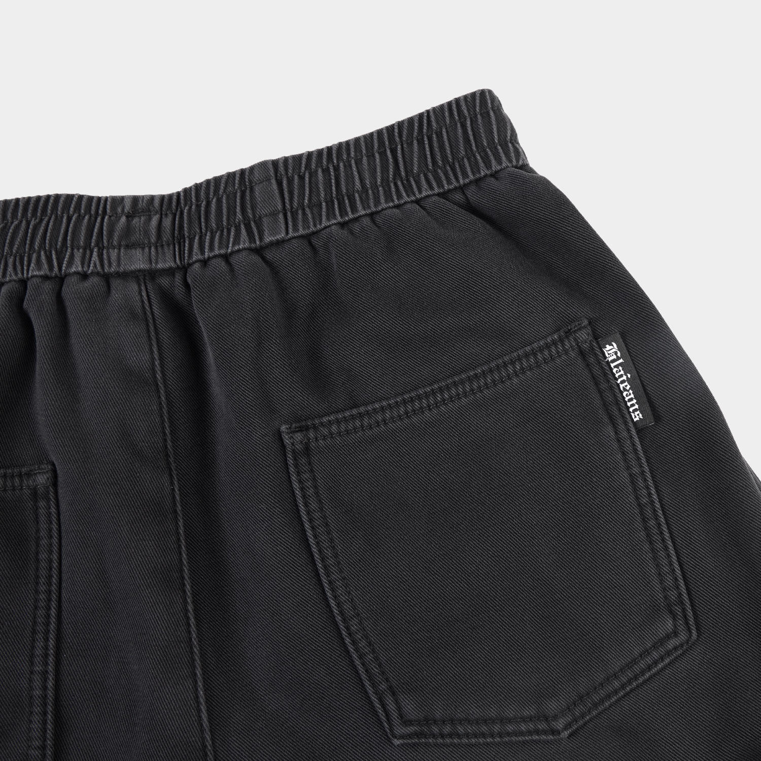 海澜之家旗下黑鲸松紧裤腰牛仔裤男2025年冬季新品加绒男裤弯刀裤