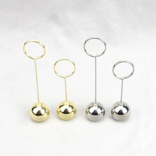 Creative photo clip metal ball-shaped heart desktop ornament