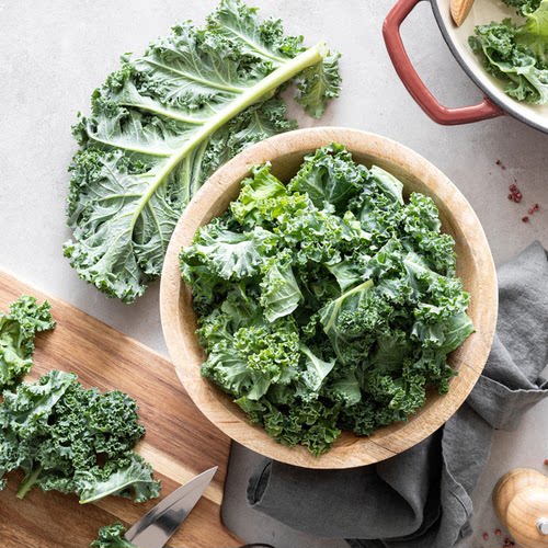 新鲜羽衣甘蓝500g 嫩叶甘兰kale健身榨汁蔬菜沙拉食材西餐配菜 - 图1