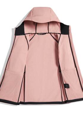 Outdoor soft shell jacket men's autumn and winter