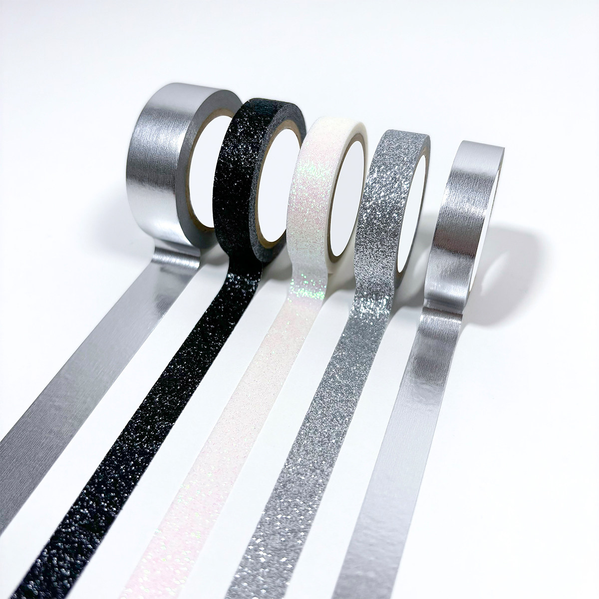 唐印文化手账和纸胶带黑白纯色沙粉金银镭射极光DIY特殊素材,淘宝优惠券,粉丝福利购,淘宝优惠卷