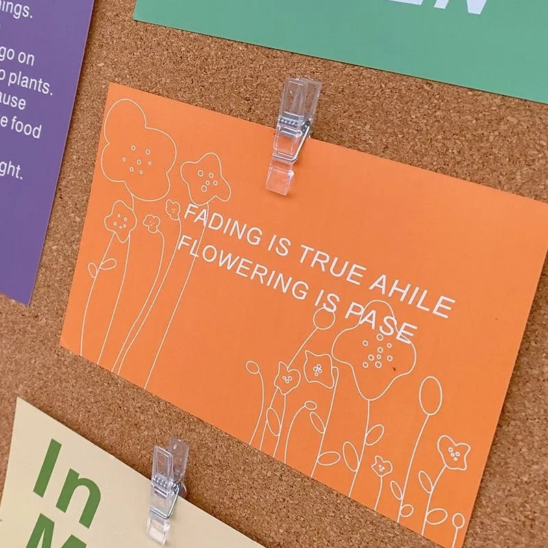 软木板毛毡照片墙装饰用塑料/原木工字钉夹子,淘宝优惠券,粉丝福利购,淘宝优惠卷