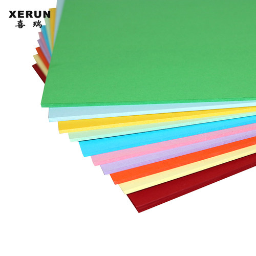 喜瑞A3彩色厚卡纸230g卡纸 彩色 厚 手工画画卡纸 a3打印纸彩色厚卡纸 硬纸板 DIY 手工画纸 彩纸画画卡纸a3 - 图3