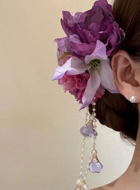 Tassel Hanfu Hair Accessories Ancient Style Colorful Chinese