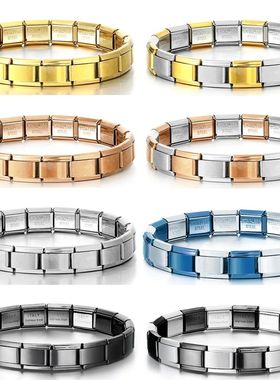 Italian Charm Bracelets DIY Basic Chain Stainless Steel Bang