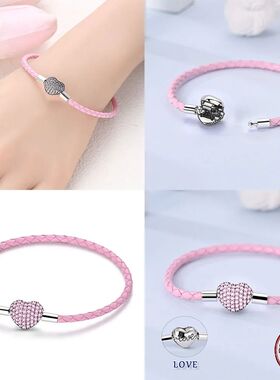 Hot Sale  Sterling Silver 17-20CM Bracelets Forever Love But