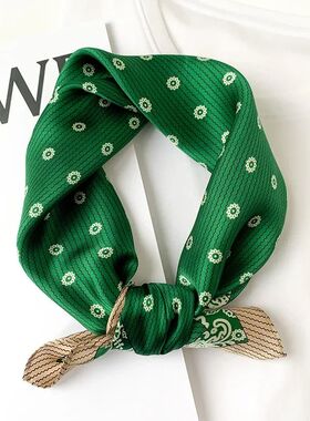100% Real Silk Scarf Women Shawls Wraps Neckerchief Foulard