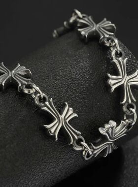 Punk Chain With Cross Necklace For Man Woman Hiphop Crosses