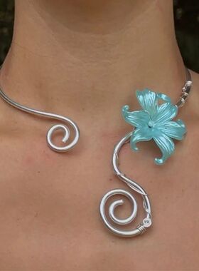Fashion Colorful Iris Flower Spiral Adjustment Flower Patter
