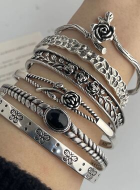 Sterling Silver Bracelets for Women Chain Accessories Trend