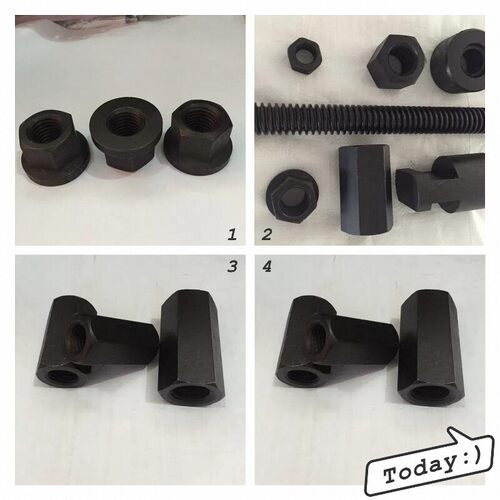 梯形牙螺母外六角粗牙螺帽六角螺帽Tr16T20T24*4T25T30*6T40T60*8 - 图2