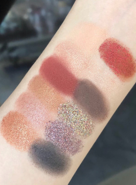 nars 圣诞限定12色眼影盘 inferno 19圣诞限定