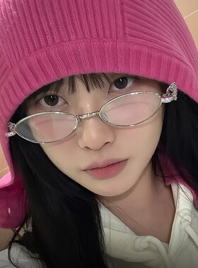 2025新款GM平光镜金属椭圆眼镜