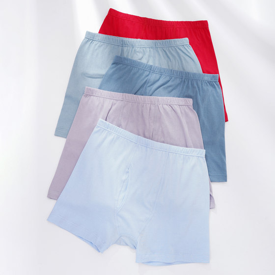 Ab underwear men's pure cotton trousers are loose for middle-aged and elderly people