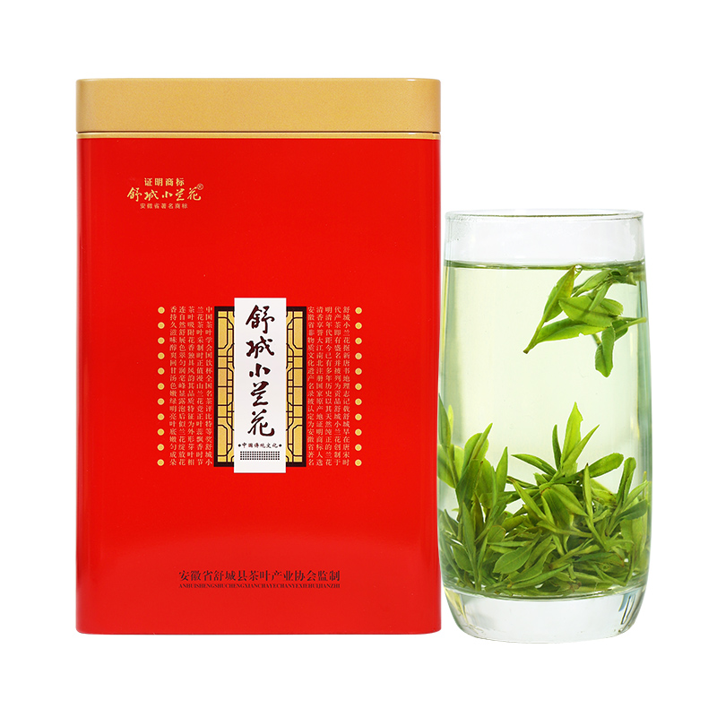 舒城小兰花2024年新茶绿茶安徽六安晓天茶叶雨前春茶嫩芽盒装250g-图3