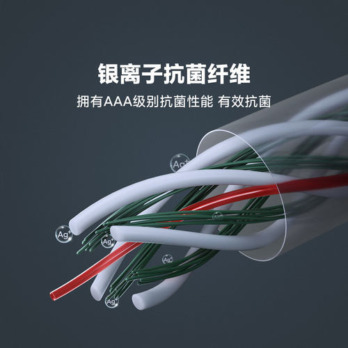 AM365WEAR袜子男春夏季薄款短袜银离子抗菌透气吸汗10双装中筒袜 - 图1