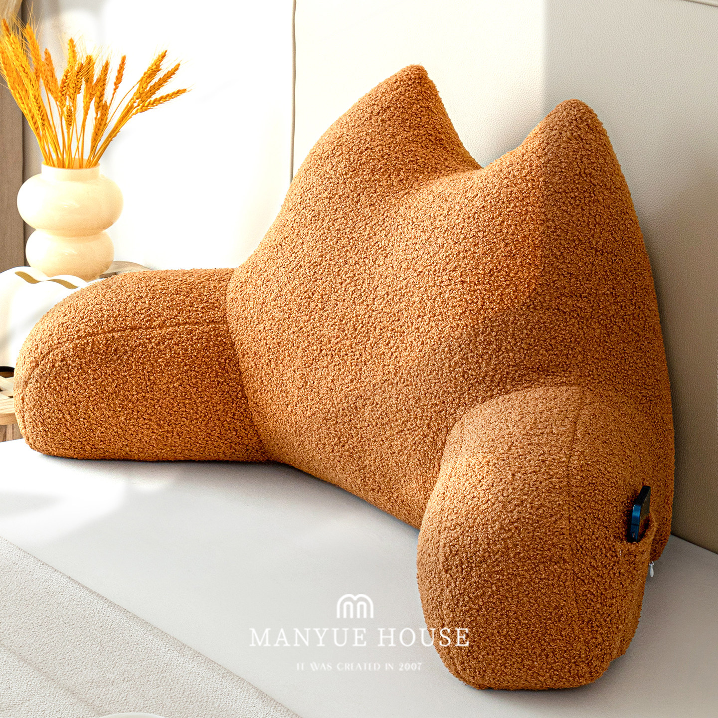 蔓越家 床头靠垫高端榻榻米软包飘窗护腰卧室靠背可拆洗沙发靠枕,淘宝优惠券,粉丝福利购,淘宝优惠卷