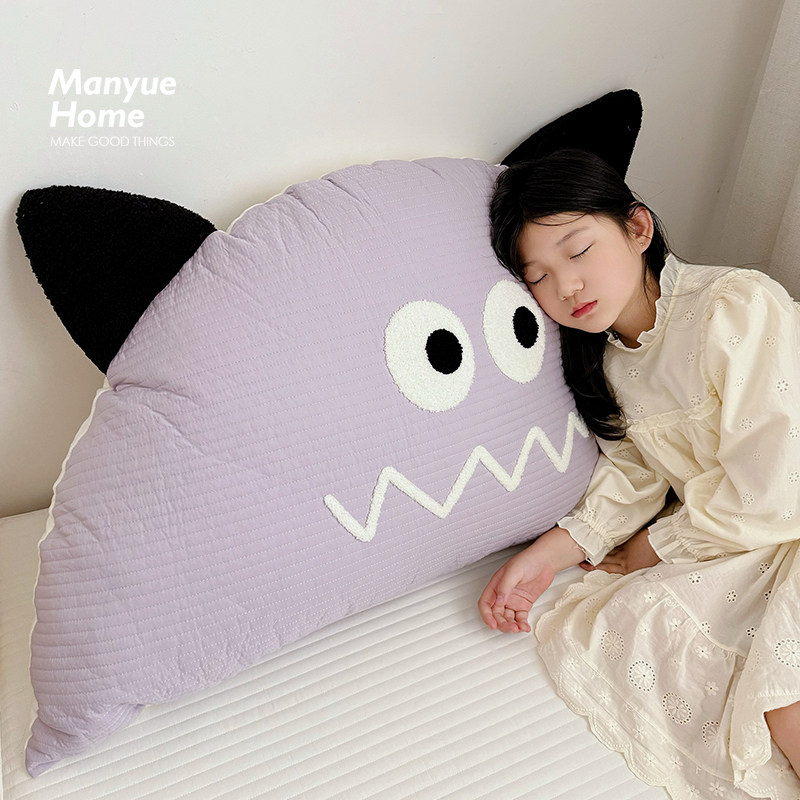 蔓越家 可爱儿童房全棉床头靠背卡通ins卧室午睡靠枕客厅沙发抱枕,淘宝优惠券,粉丝福利购,淘宝优惠卷