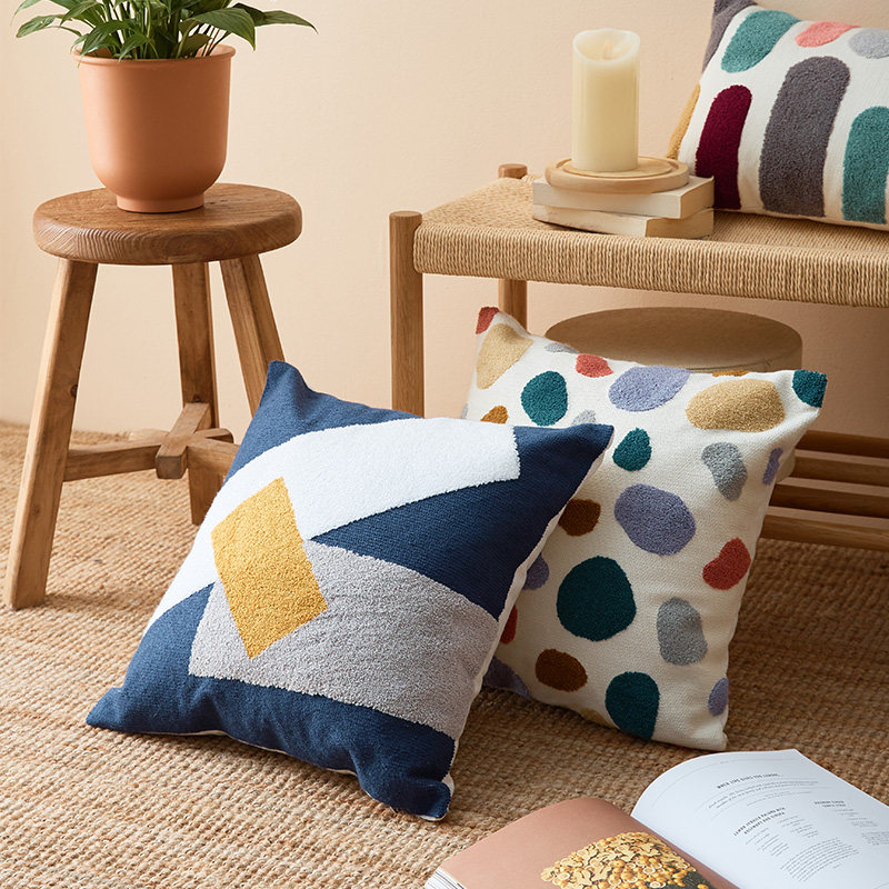 摩洛哥ins北欧风民宿抱枕套全棉刺绣抱枕沙发床头靠垫床上靠背,淘宝优惠券,粉丝福利购,淘宝优惠卷