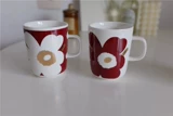 Разное общество Nordic Pownt Ceramics Cup Cup Cup Cup Milk Cup Cup Coffee Cufe Cufe Осень и зима ограниченное вино красное золотое рождество