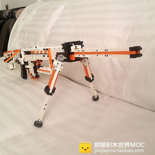 【店长倾力制作】CSGO二西莫夫M200狙击拼装拼插积木枪 - 图1