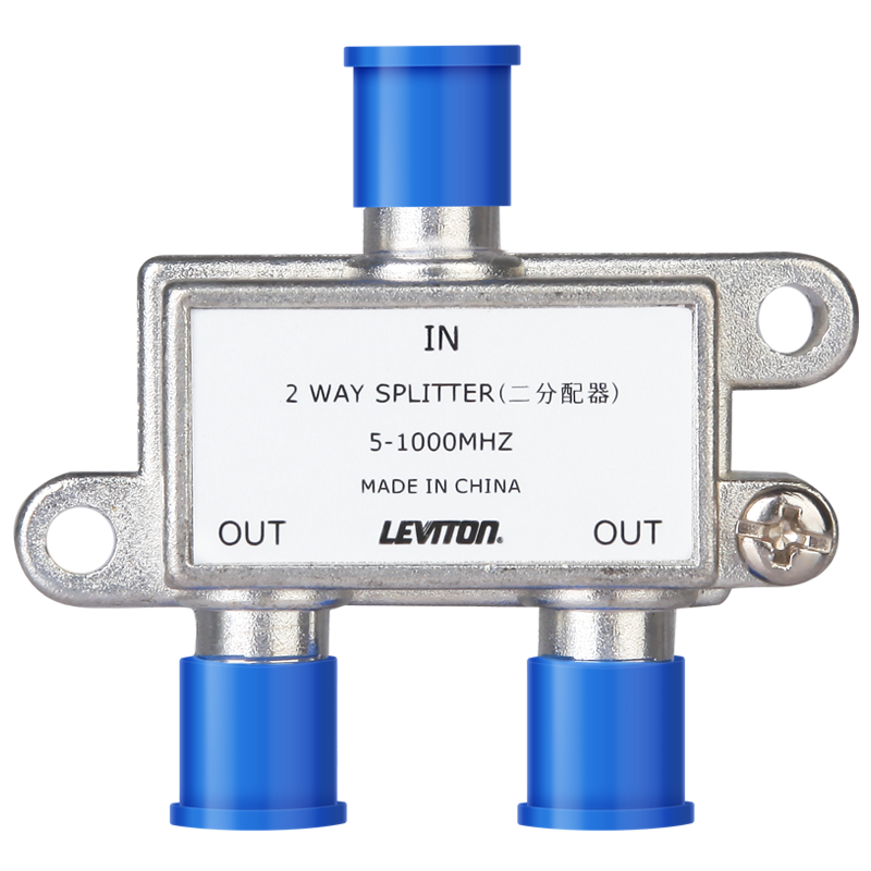 Leviton闭路电视信号分支器数字有线电视分配器一分二天线分线器-图3