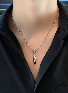 项链男轻奢高级感短款锁骨链