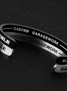 男士欧美风开口情侣手环