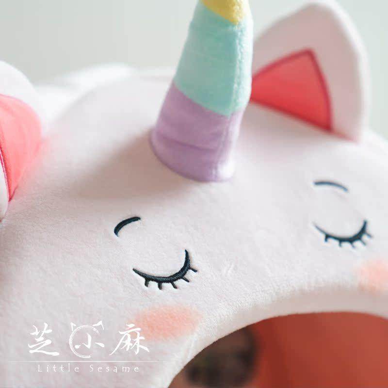 【特价】独角兽猫窝狗窝猫咪狗狗房子冬天保暖半封闭猫帐篷猫屋,淘宝优惠券,粉丝福利购,淘宝优惠卷