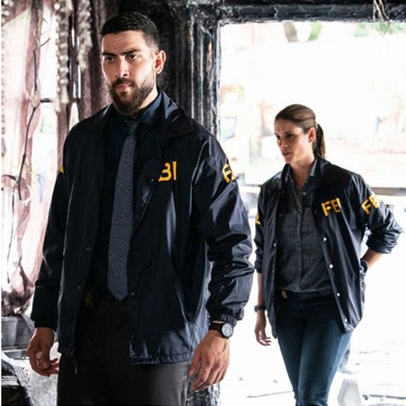 美式FBI飞行教练夹克男士春秋季外套宽松棉服工装潮探员f标志风衣,淘宝优惠券,粉丝福利购,淘宝优惠卷
