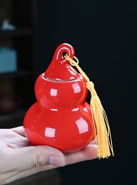 黄色陶瓷葫芦卫生间厨房在西北葫芦摆件火烧天门五行补角葫芦装饰