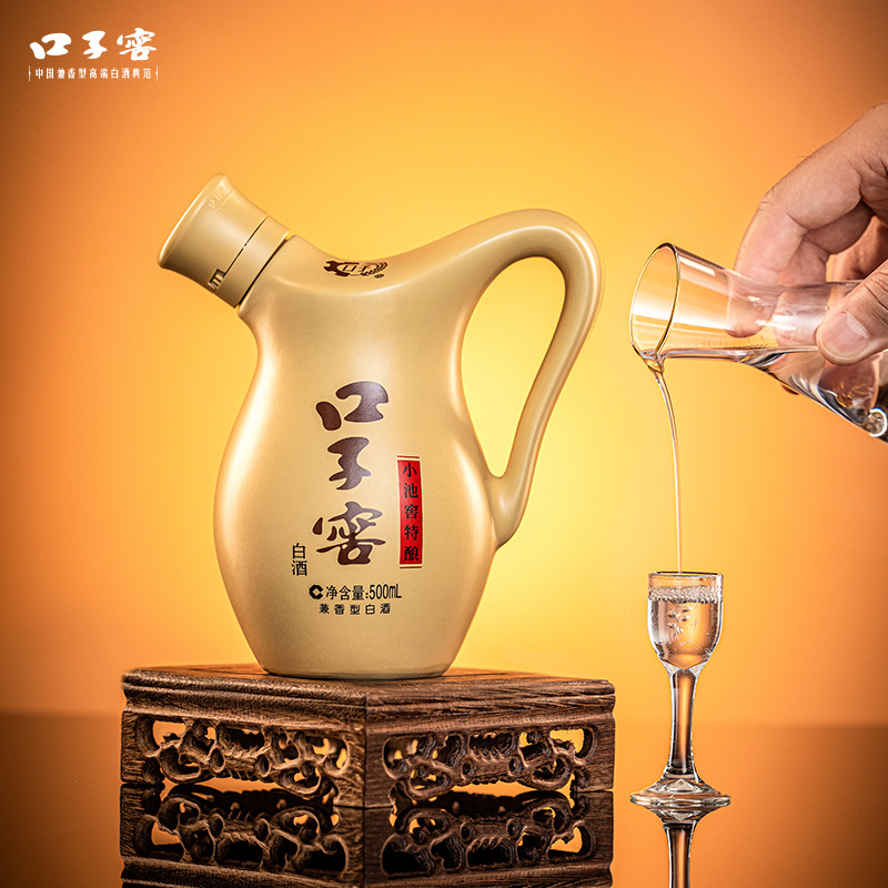 口子窖小池窖特酿41度500mL*6瓶 白酒整箱送礼送长辈 官方旗舰店
