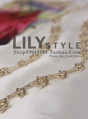 饰品满钻吊坠女人味风短项链