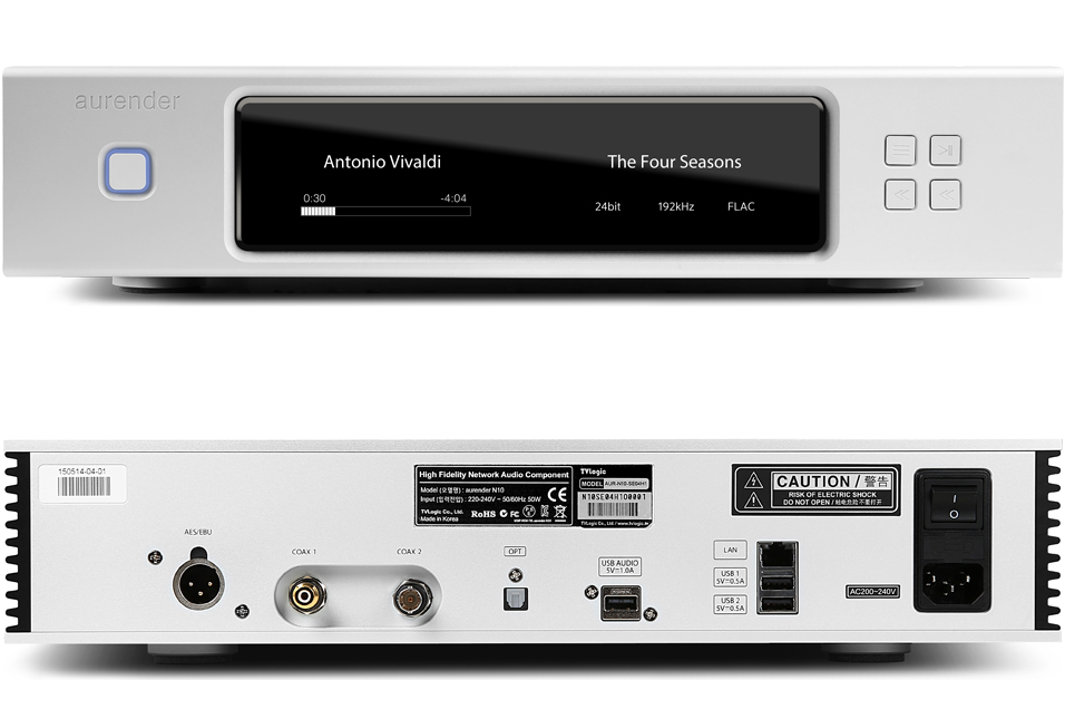 欧然德Aurender N10数播数字转盘网络流媒体音频播放器 4TB硬盘 - 图1