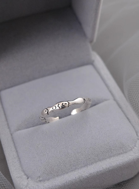 小众设计复古~鱼尾戒指