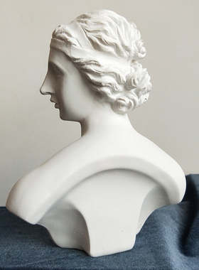 ins树脂人物橱窗轻奢风石膏头像