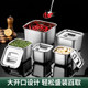 Food grade extra-thick seasoning can square box with lid